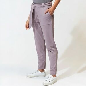 Threads 4 Thought MARCHELLE Tie-Front Jogger in MAUVE - XS